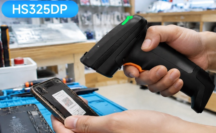 產線掃碼必備工具：東集HS325DP AI工業無線掃碼槍毫秒級識別